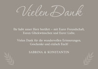 Danksagungskarten zur Hochzeit: Urlaubsfoto in Limestone