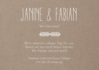Save the Date Karten Hochzeit – Rustikale Einladungen mit Oliven Zweigen