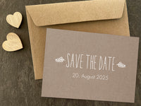 Save the Date Karten: Oliven Zweige - Individuelle Einladung