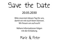 Save the Date Karten: Für immer wir mit Foto