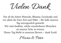 Danksagungskarte zur Goldenen Hochzeit: Für immer wir mit Foto