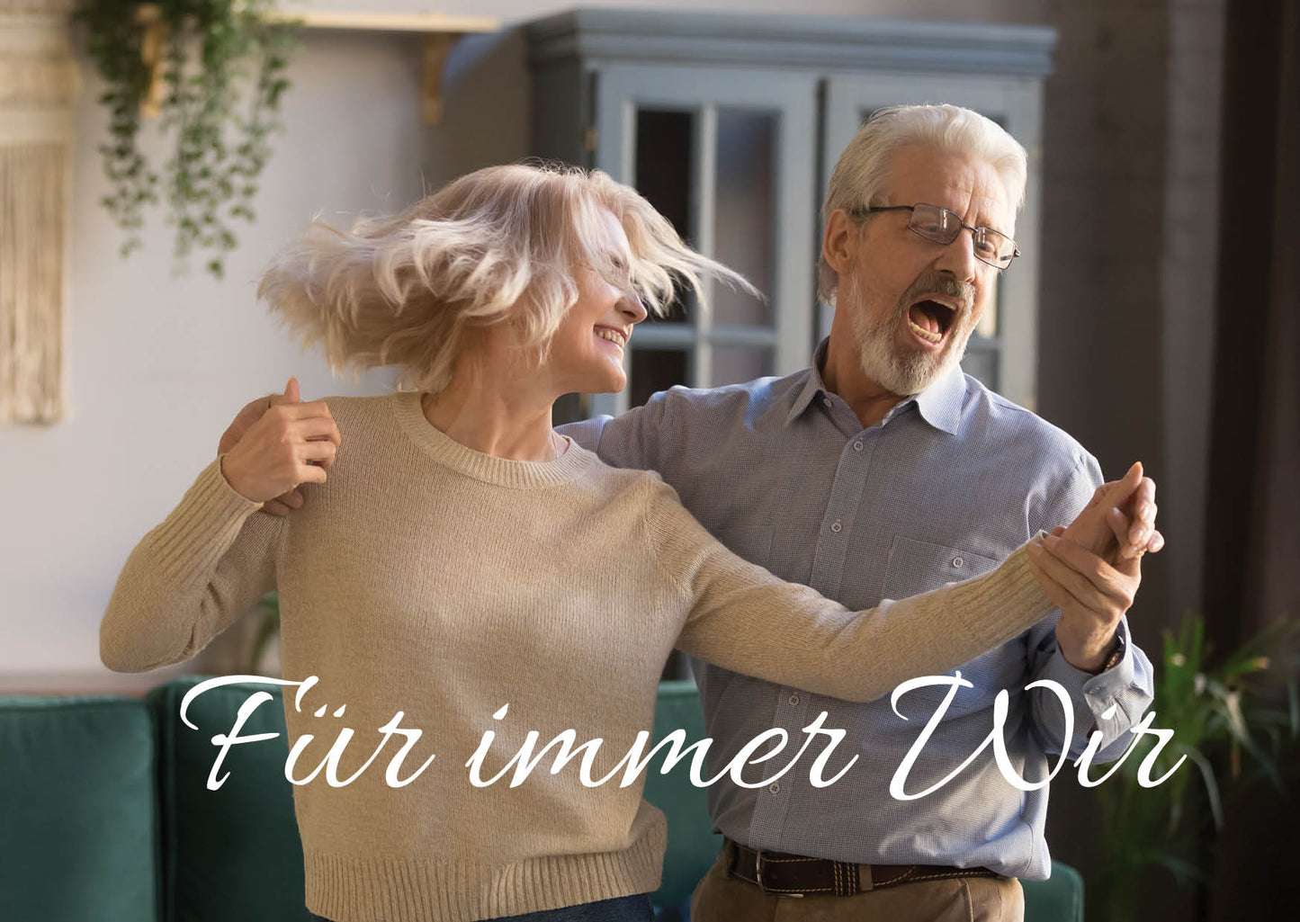 Danksagungskarte zur Silbernen Hochzeit: Für immer wir mit Foto