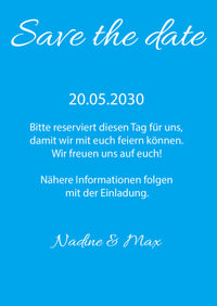 Save the Date Karten: Forever starts now mit Foto