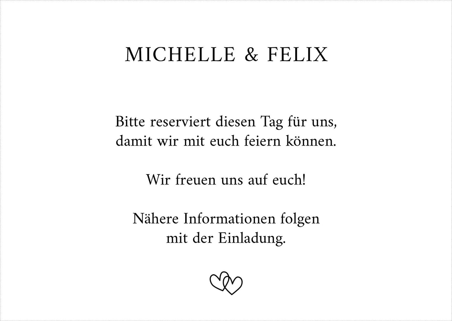 Save the Date Karten zur Hochzeit: True Love