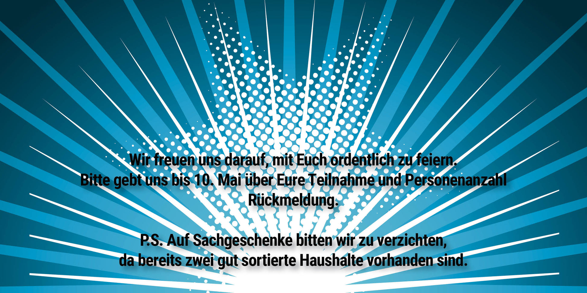 Einladung Hochzeit Ticket – Stilvolle Einladungskarten Hochzeit Party - Individuelle Einladung