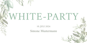 Einladung zur White Party
