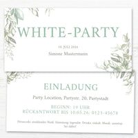 Einladung zur White Party