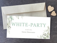 Einladung zur White Party