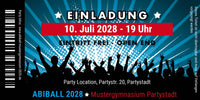 Einladung zum Abiball: Ticket
