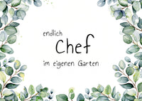 Ruhestand Einladung: Gartenchef - Goodbye Arbeit, hallo Ruhestand