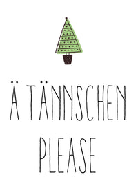 Liebevolles Geschenkpapier Weihnachten 5er Set Tannenbaum, Geschenkverpackung DIN A2, Weihnachtskarten  inkl. Umschlägen