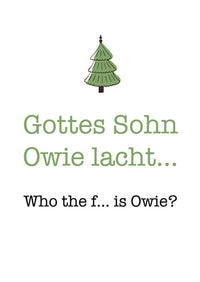 Liebevolles Geschenkpapier Weihnachten 5er Set Tannenbaum, Geschenkverpackung DIN A2, Weihnachtskarten  inkl. Umschlägen