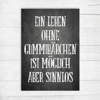 Grußkarte: Gummibärchen