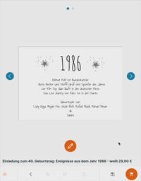 Einladung zum 60. Geburtstag:  Ereignisse aus dem Jahr 1966 - weiß