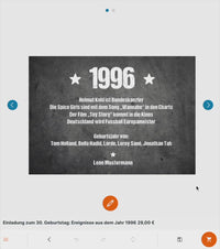 Einladung zum 70. Geburtstag:  Ereignisse aus dem Jahr 1956