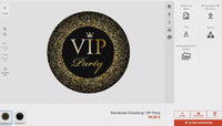 Bierdeckel Einladung: VIP Party