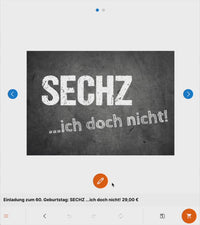Einladung zum 30. Geburtstag:  DREISS ...ich doch nicht!