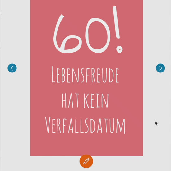 Einladung zum Geburtstag: Lebensfreude hat kein Verfallsdatum!