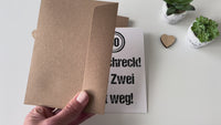 Geburtstagskarte: 30 - Oh Schreck!