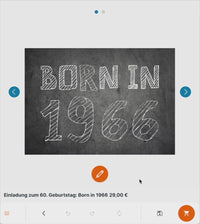 Einladung zum 80. Geburtstag: Born in 1946