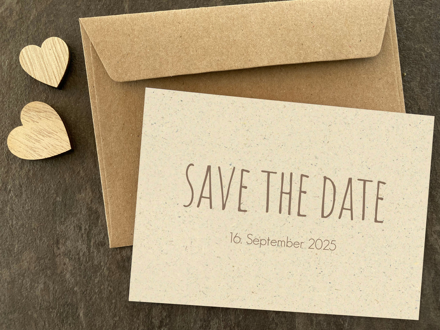 Save the Date Karten: Graspapier Naturliebe