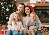 Weihnachtskarte personalisiert – „Christmas Together“ mit Foto
