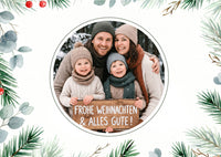 Weihnachtskarte personalisiert – „Wintermomente“ mit Foto