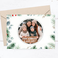 Weihnachtskarte personalisiert – „Wintermomente“ mit Foto