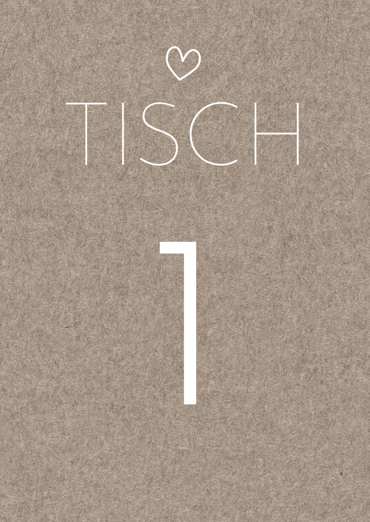 Tischkarten Hochzeit „Rustikal“ – Tischnummern passend zum Sitzplan