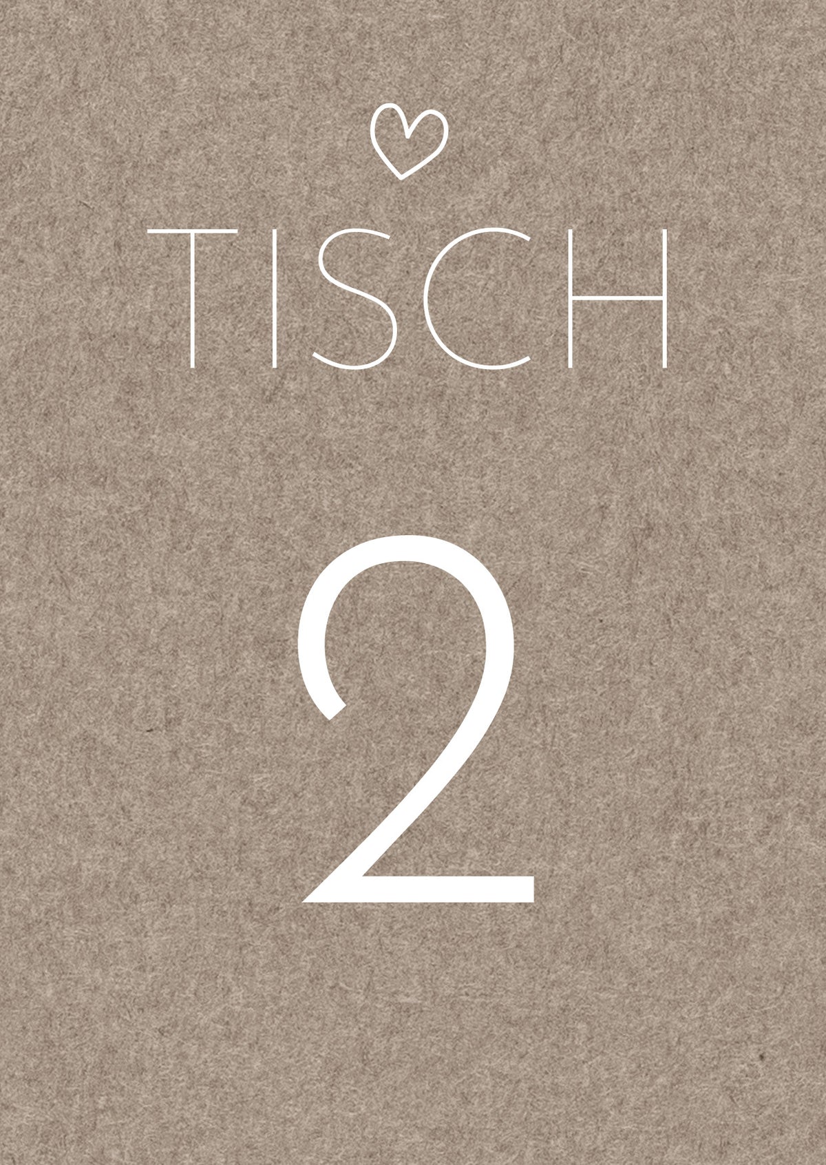 Tischkarten Hochzeit „Rustikal“ – Tischnummern passend zum Sitzplan