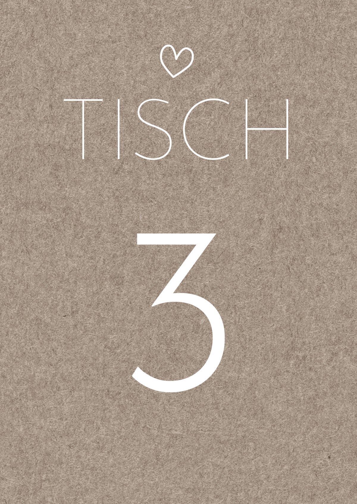 Tischkarten Hochzeit „Rustikal“ – Tischnummern passend zum Sitzplan