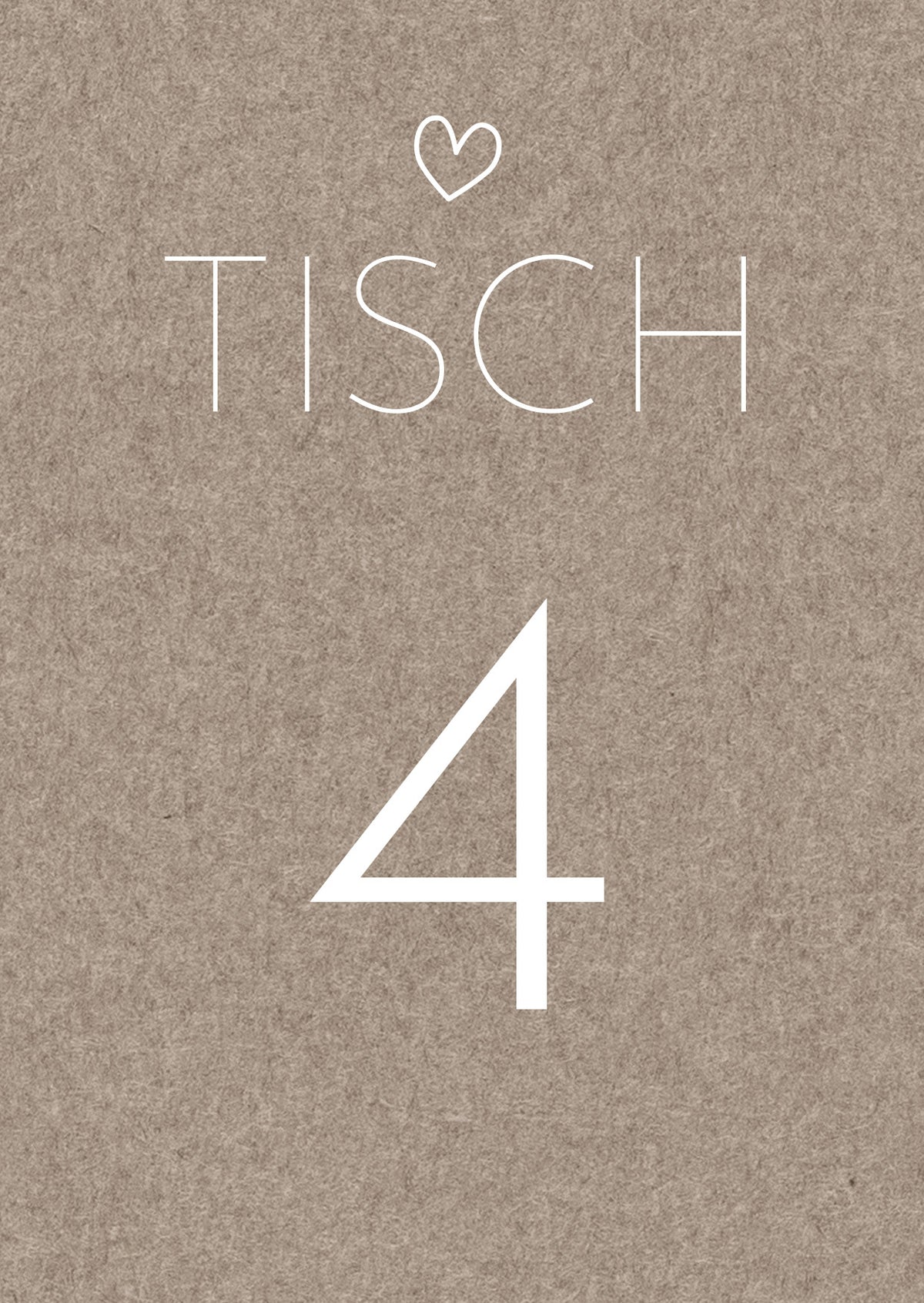 Tischkarten Hochzeit „Rustikal“ – Tischnummern passend zum Sitzplan