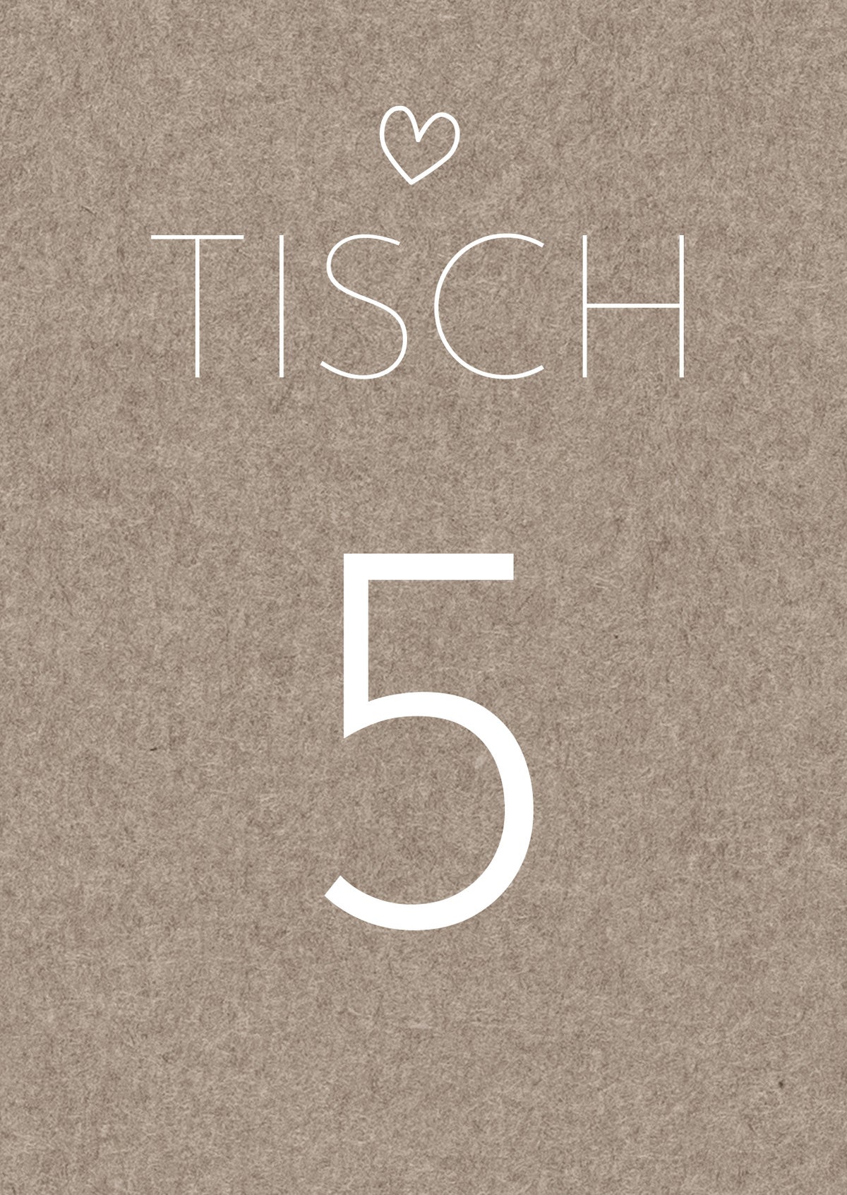 Tischkarten Hochzeit „Rustikal“ – Tischnummern passend zum Sitzplan