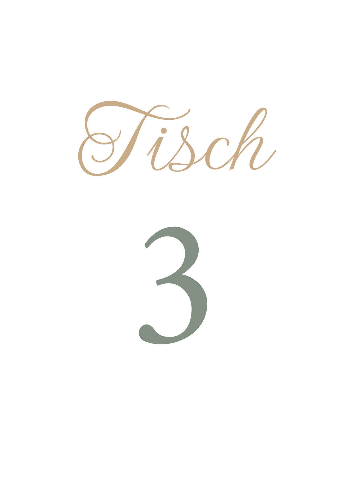 Tischkarten Hochzeit „Weiß“ – Tischnummern passend zum Sitzplan
