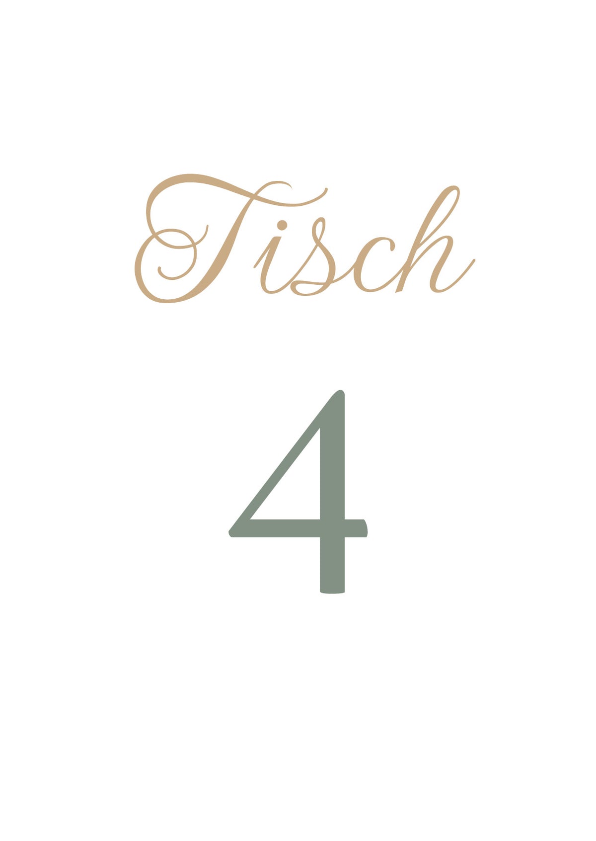 Tischkarten Hochzeit „Weiß“ – Tischnummern passend zum Sitzplan