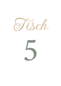 Tischkarten Hochzeit „Weiß“ – Tischnummern passend zum Sitzplan