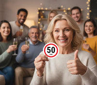 Bierdeckel Einladung zum Geburtstag: Zone 50 - Individuelle Einladung