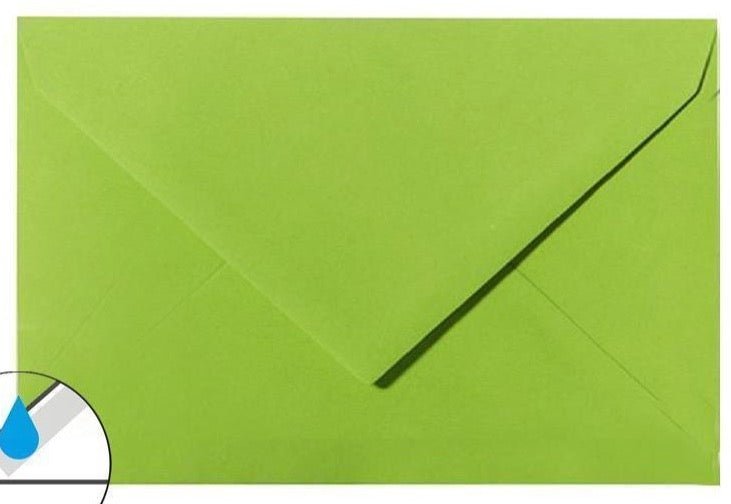 Briefumschläge DIN C6 - Limette - Individuelle Einladung