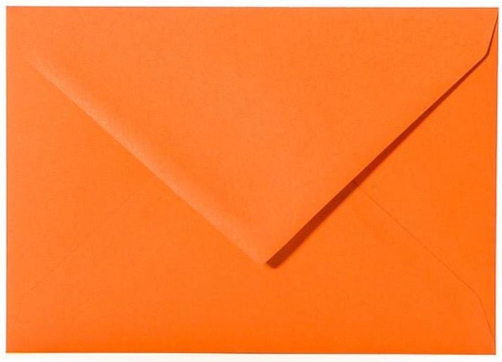 Briefumschläge DIN C6 - Orange - Individuelle Einladung