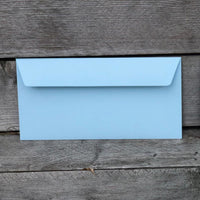 Briefumschläge DIN Lang - Hellblau - Individuelle Einladung