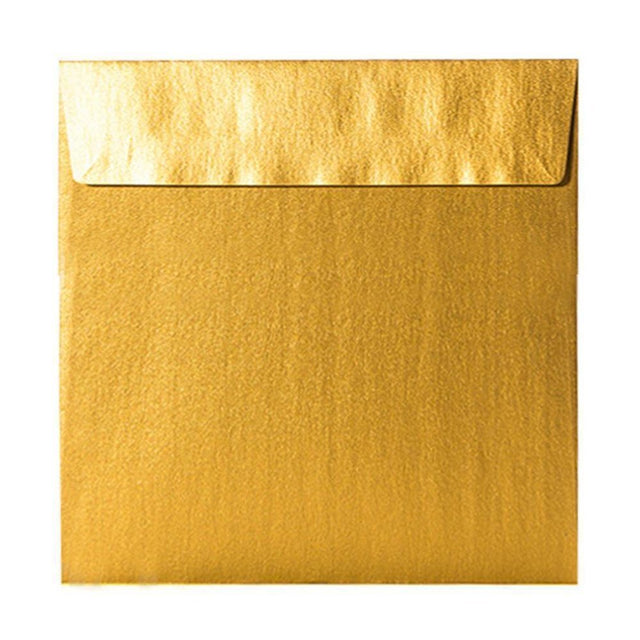 Briefumschläge Quadratisch - Gold - Individuelle Einladung