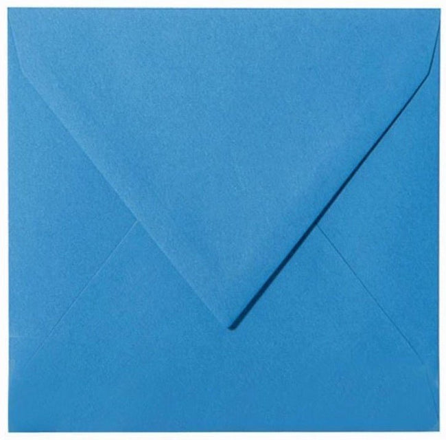 Briefumschläge Quadratisch - Intensivblau - Individuelle Einladung