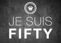 Einladung zum 50. Geburtstag: JE SUIS FIFTY Individuelle Einladung