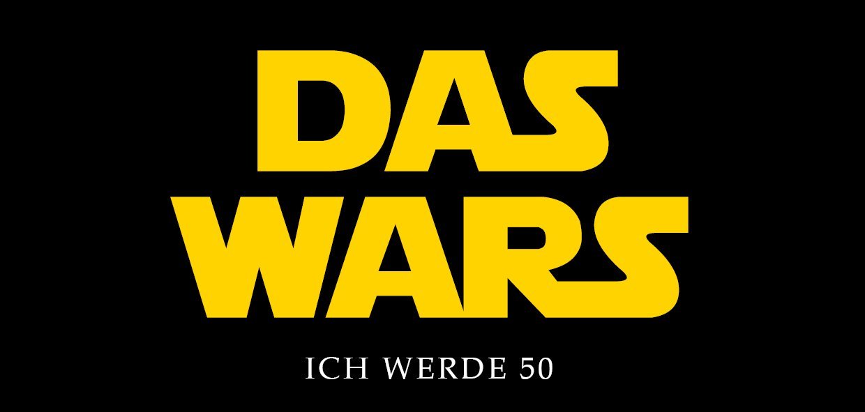 Einladung Zum 50. Geburtstag, Star Wars Logo: Das Wars Individuelle Einladung