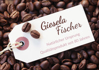 Einladung zum 80. Geburtstag: Kaffee Bohnen Individuelle Einladung