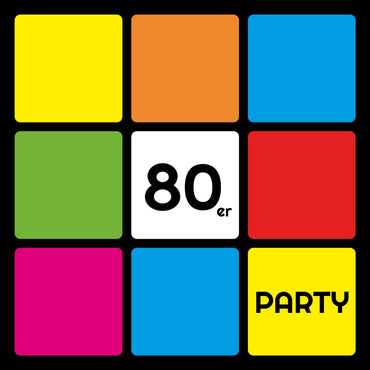 Einladung zur 80er Jahre Party