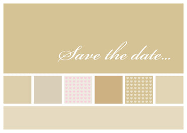 Save the Date Karten: Liebe ist... Individuelle Einladung