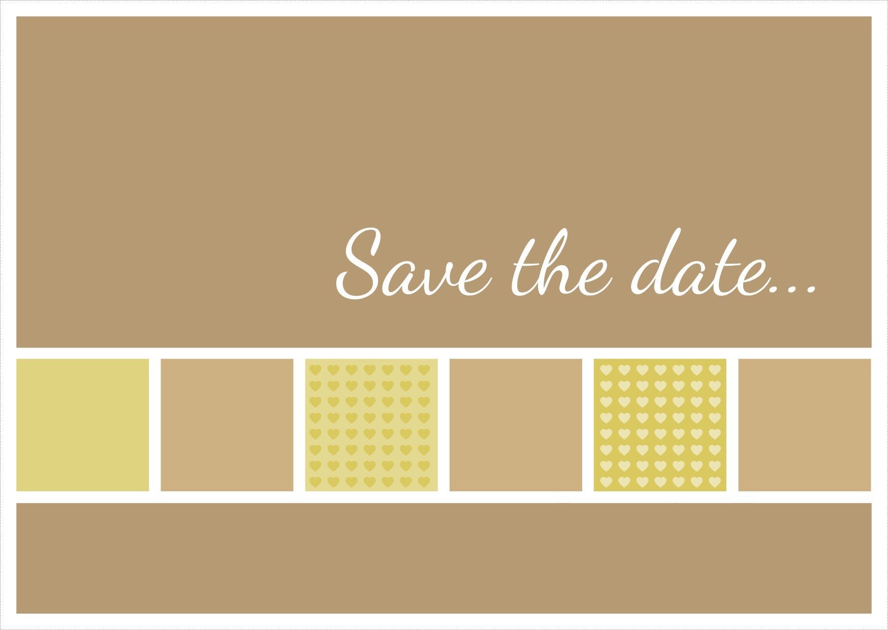 Save the Date Karten: Wir heiraten Individuelle Einladung