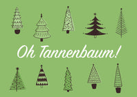 Weihnachts - Postkarte: Oh Tannenbaum! - Individuelle Einladung